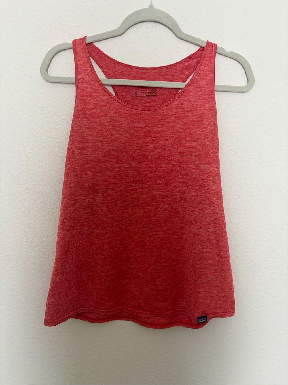 Patagonia Red Heather Women's Capilene Baselayer Tank Top